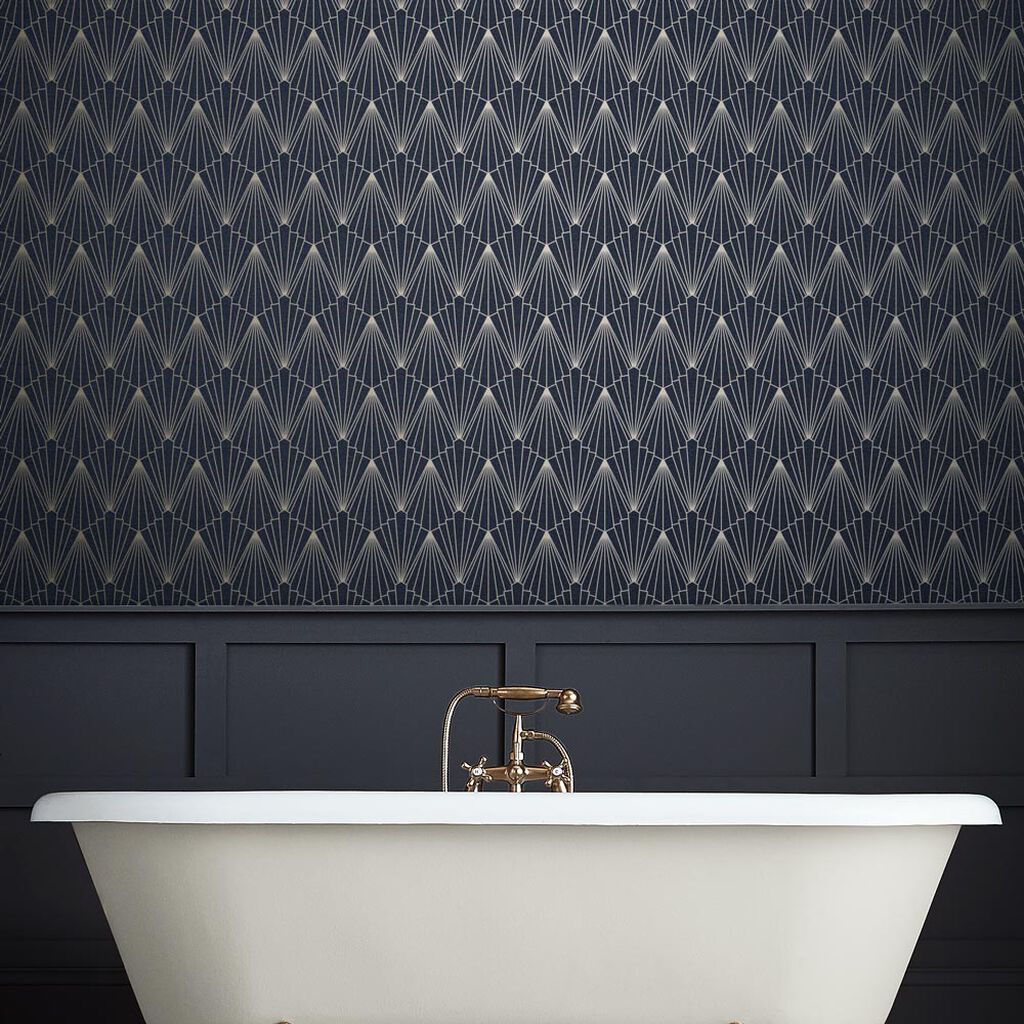 105928 - Rene Wallpaper - Nightfall - Graham & Brown
