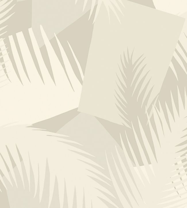 Deco Palm Wallpaper - Gray - Cole & Son