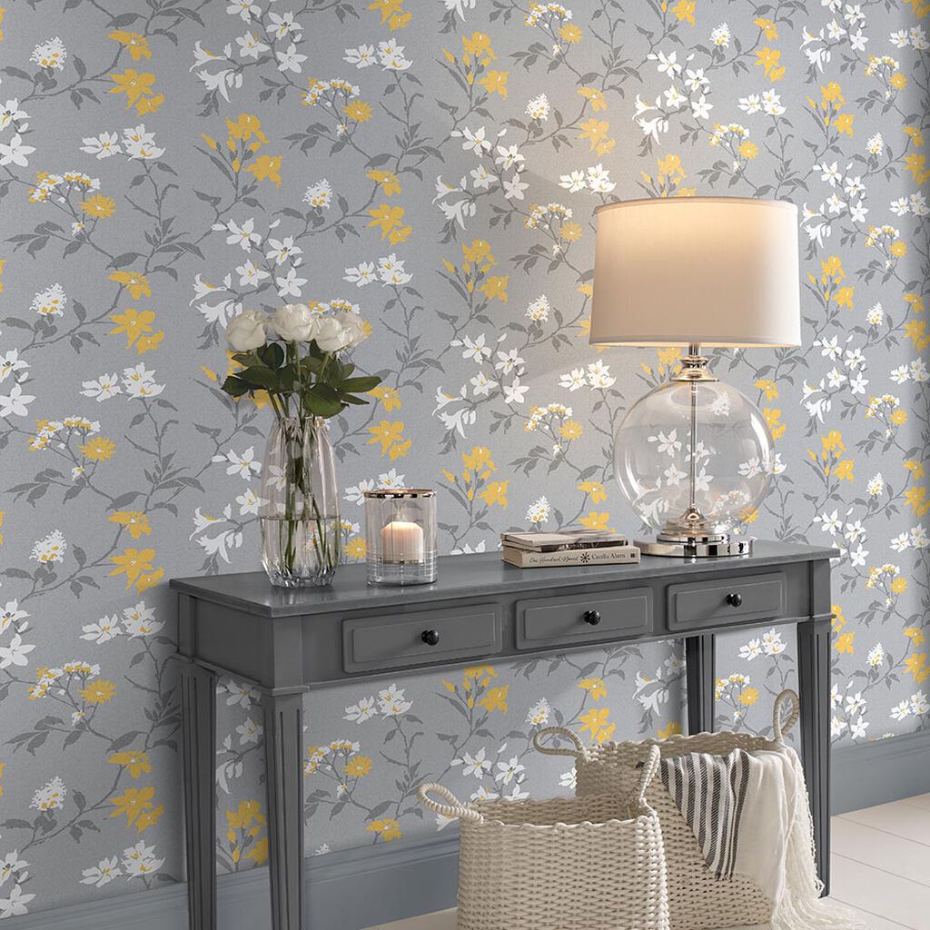 Aeris Room Wallpaper - Gray 