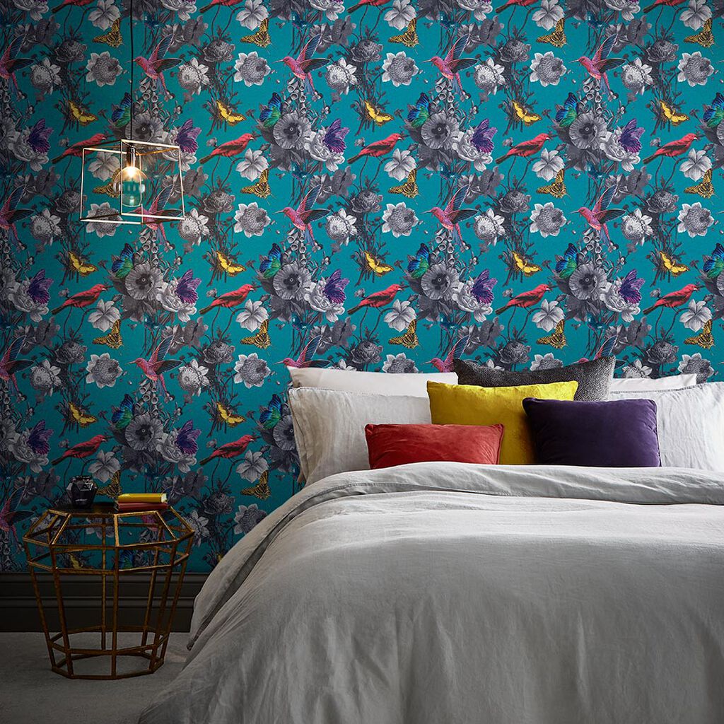 Jardin Room Wallpaper 2 - Blue