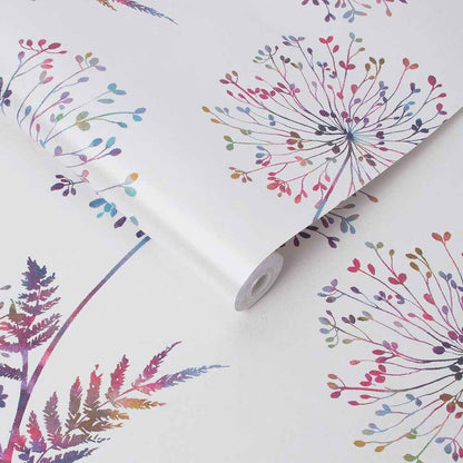 106438 - Wish Wallpaper - White - Graham & Brown