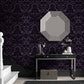 Gothic Damask Room Wallpaper 3 - Purple