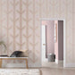 106760 - Lagom Geo Wallpaper - Blush - Graham & Brown