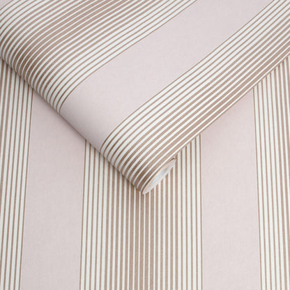 Lagom Stripe Wallpaper - Pink