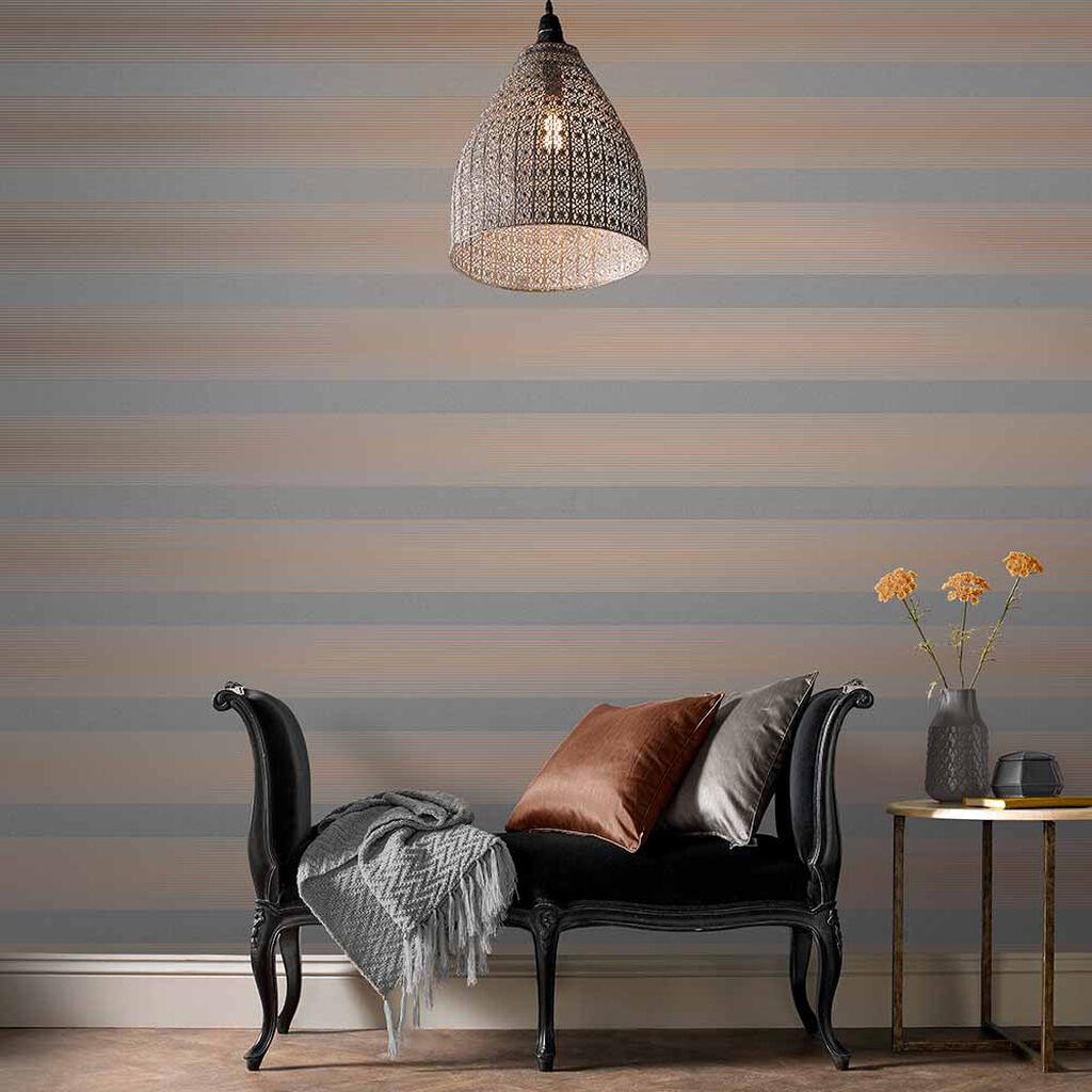 Lagom Stripe Room Wallpaper 3 - Sand