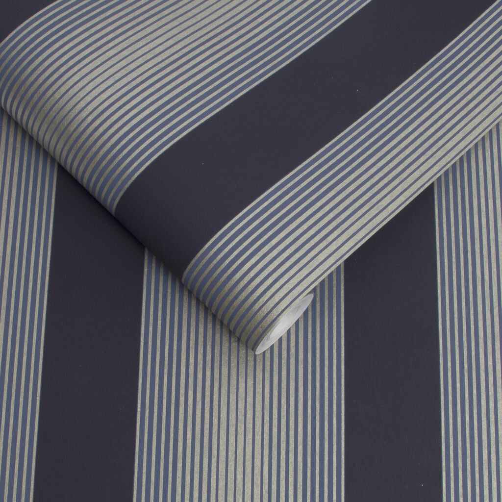Lagom Stripe Wallpaper - Blue