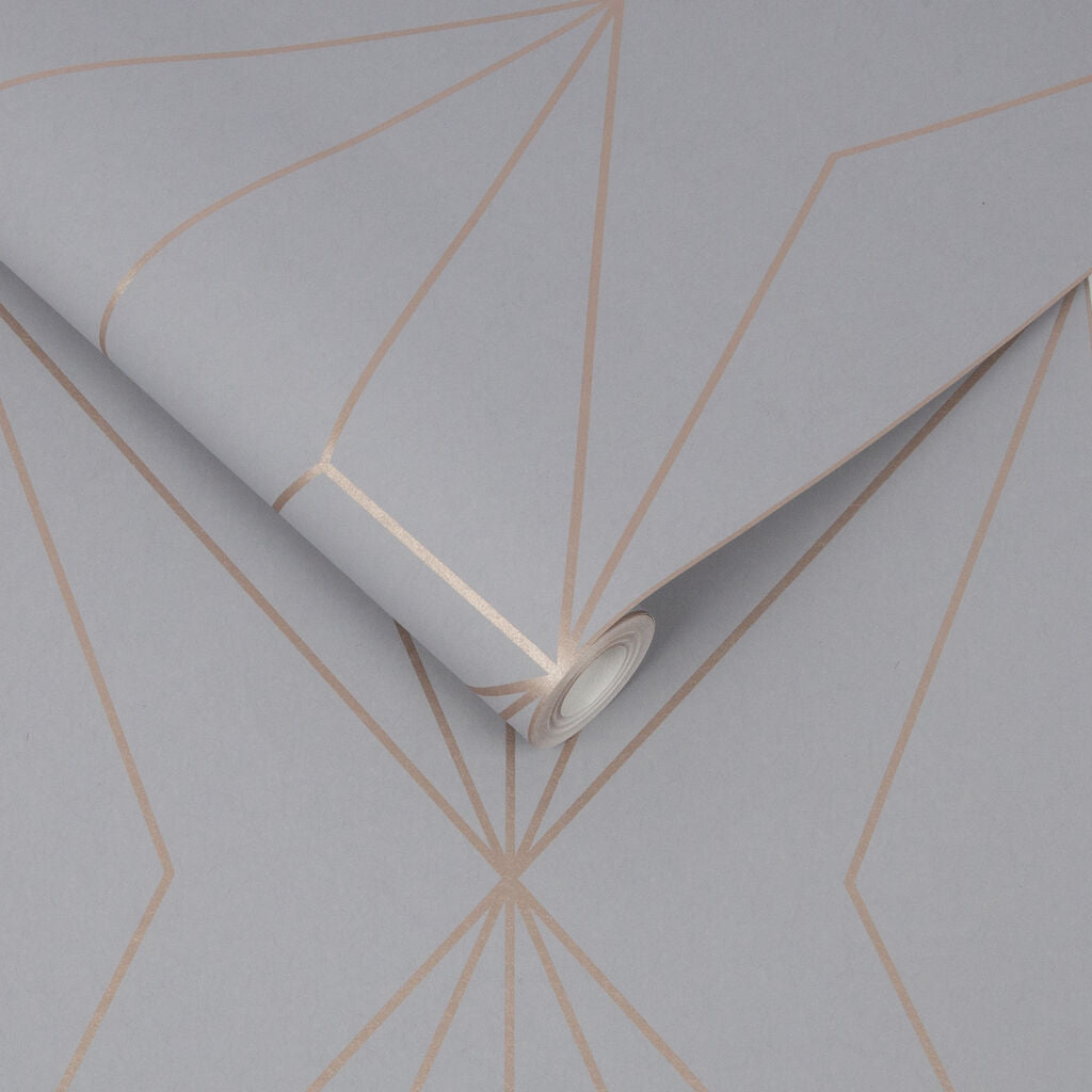 107586 - Harmony Wallpaper - Grey - Graham & Brown