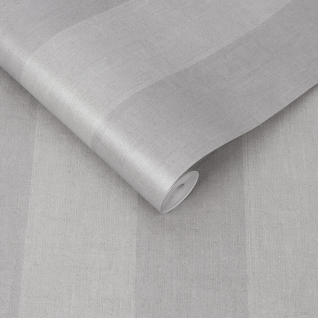 107590 - Heritage Stripe Wallpaper - Grey - Graham & Brown