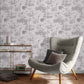107599 - Tropique Zoo Wallpaper - Canvas - Graham & Brown