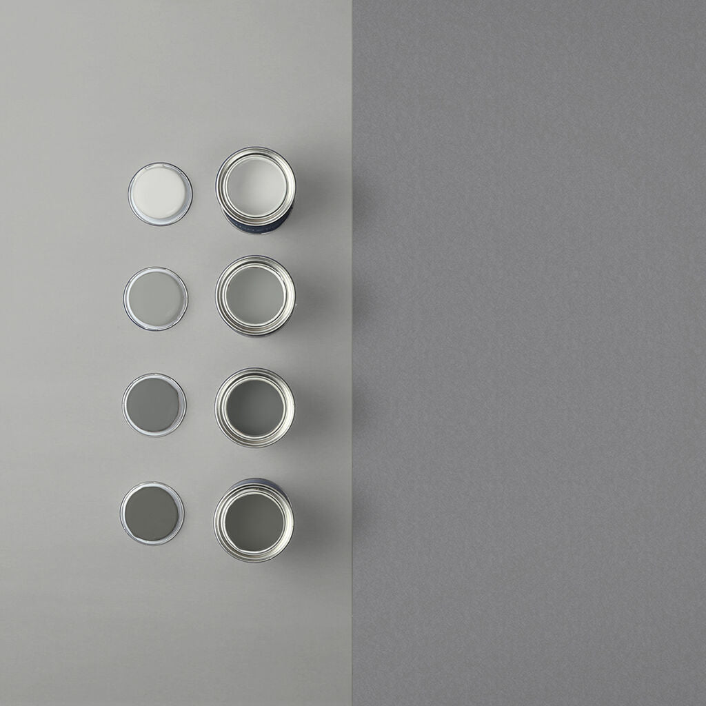 Shadow Charcoal Plain Room Wallpaper - Gray