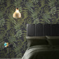 107879 - Midsummer Fern Wallpaper - Black - Graham & Brown