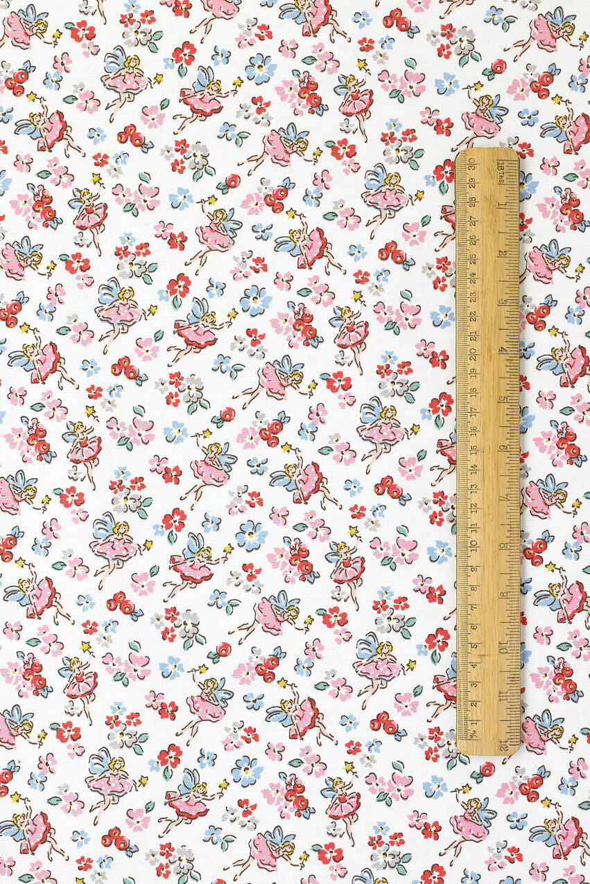 Little Fairies Cotton Room Fabric Roll - Pink