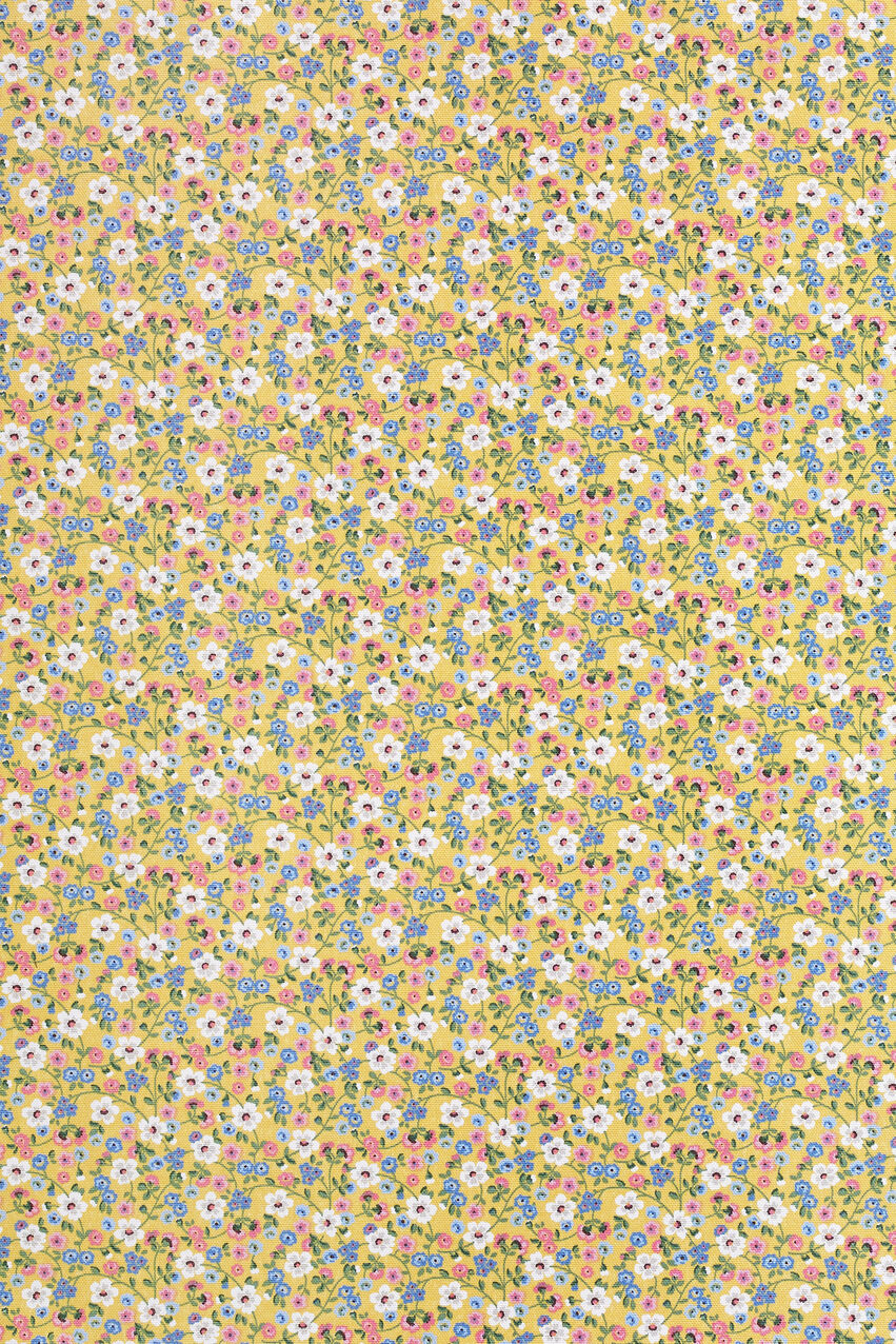 Pembridge Ditsy Cotton Fabric Roll - Gold