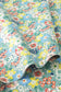 Portland Flowers Cotton Room Fabric Roll - Blue