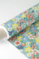 Portland Flowers Cotton Room Fabric Roll - Blue