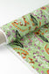 Paper Pansies Oilcloth Room Fabric Roll - Green