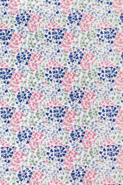 Tiny Painted Bluebell Cotton Fabric Roll - Pink