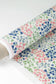 Tiny Painted Bluebell Cotton Room Fabric Roll - Pink