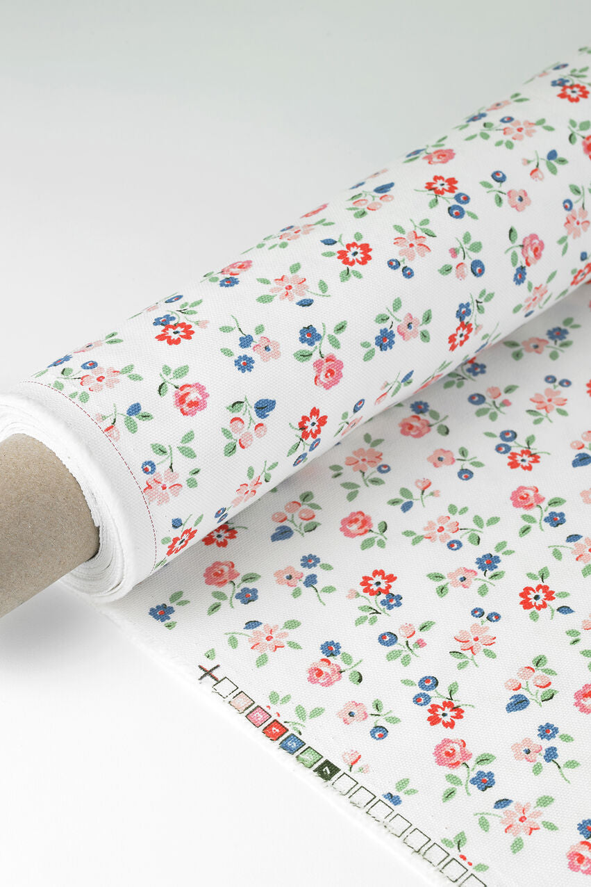 Arlington Ditsy Cotton Room Fabric Roll - Pink
