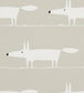 Mr Fox Wallpaper - White
