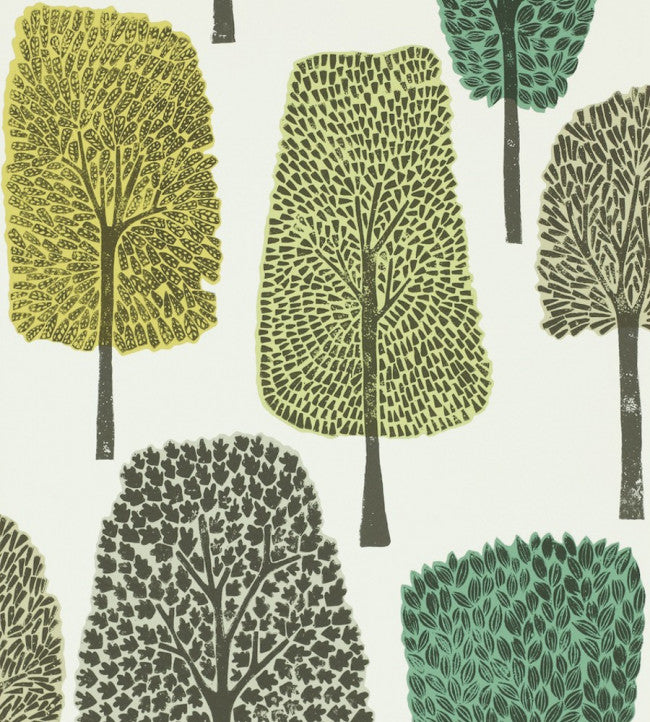 Cedar Wallpaper - Green