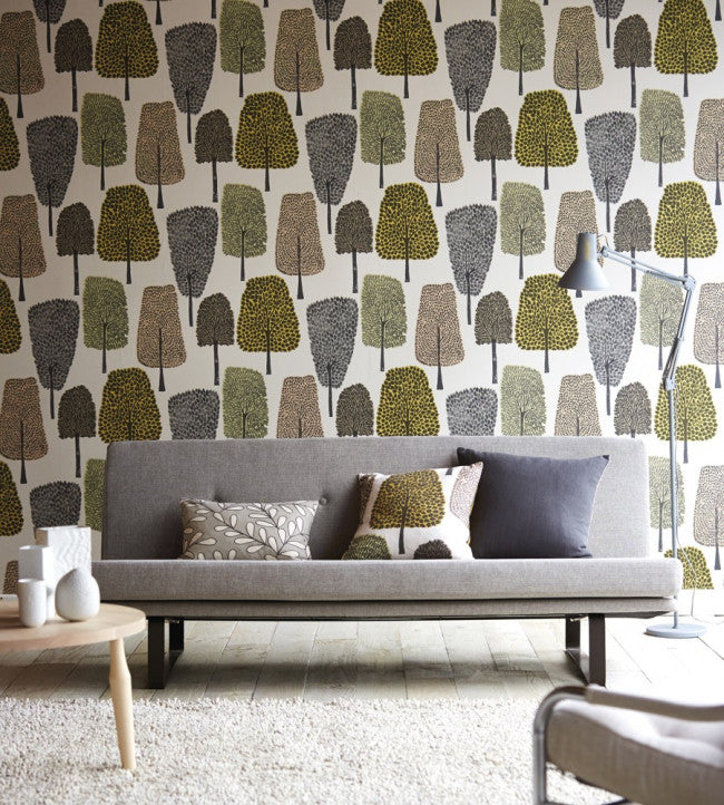 Cedar Room Wallpaper - Gray