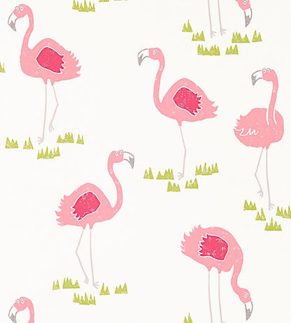 Felicity Flamingo Wallpaper - Pink