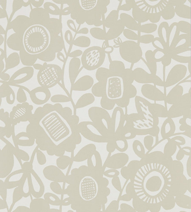  Kukkia Wallpaper - Cream