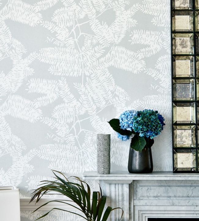 Crystal Extravagance Room Wallpaper 2 - Silver