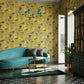 111720 - Glasshouse Wallpaper - Mustard - Graham & Brown