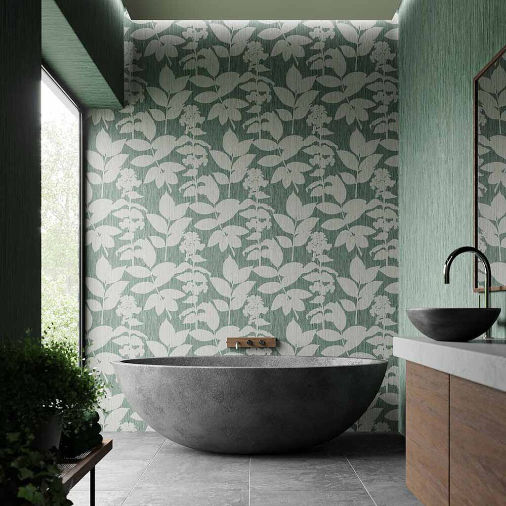 Aspen Room Wallpaper 3 - Green