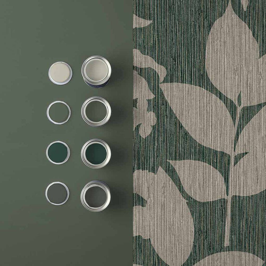 Aspen Room Wallpaper 2 - Green