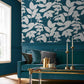 111723 - Aspen Wallpaper - Teal - Graham & Brown