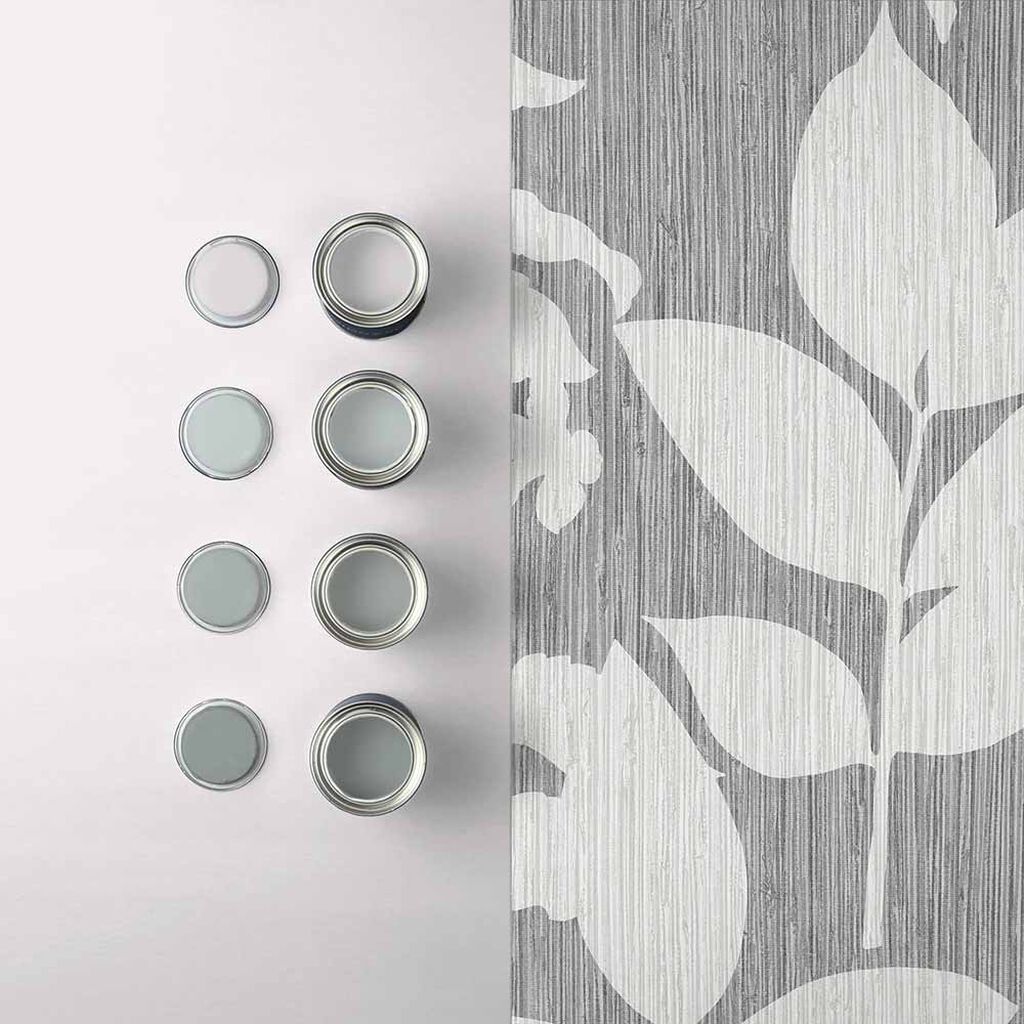 Aspen Room Wallpaper 2 - Gray