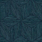 Grasscloth Geo Wallpaper - Teal