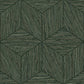 Grasscloth Geo Wallpaper - Green 