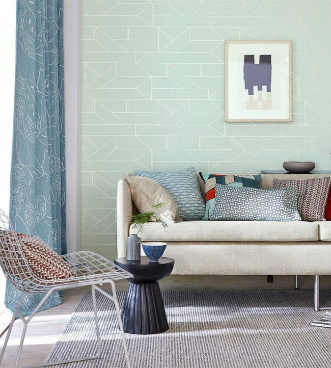 Barbican Room Wallpaper - Green