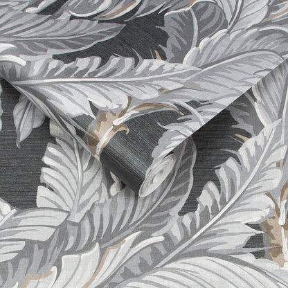 112019 - Daintree Palm Wallpaper - Sterling - Graham & Brown