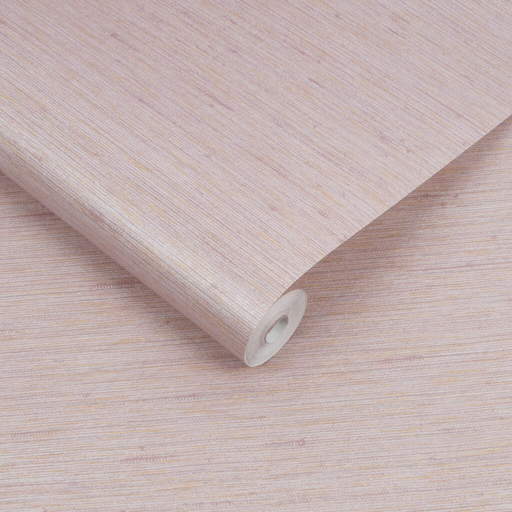 112024 - Silk Texture Wallpaper - Blush - Graham & Brown