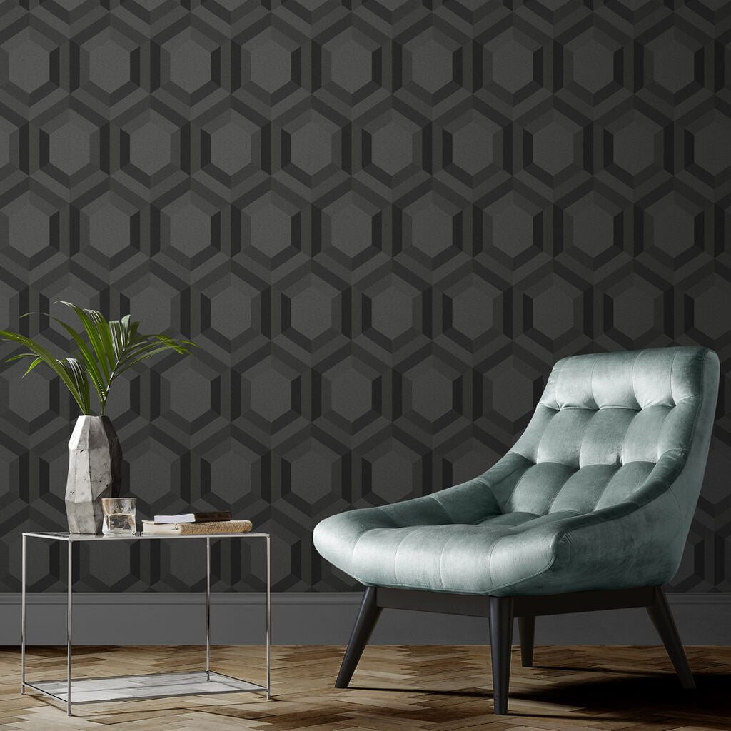 Thales Room Wallpaper 3 - Gray
