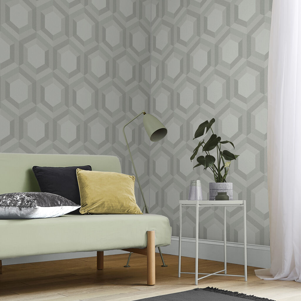Thales Room Wallpaper 3 - White