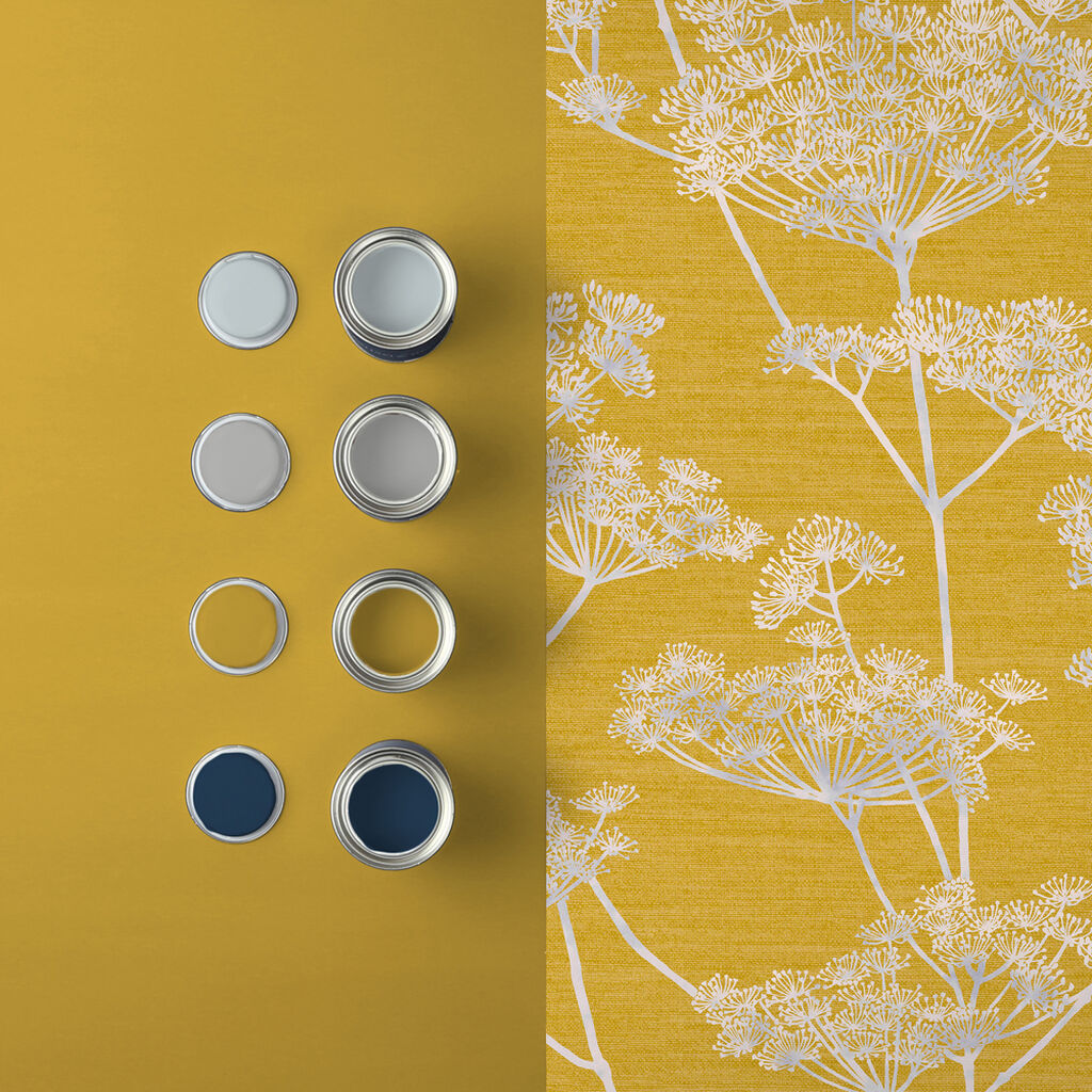 Hortus Room Wallpaper 2 - Yellow