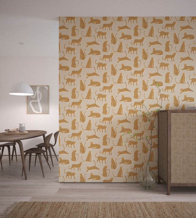 Lionel Room Wallpaper - Yellow