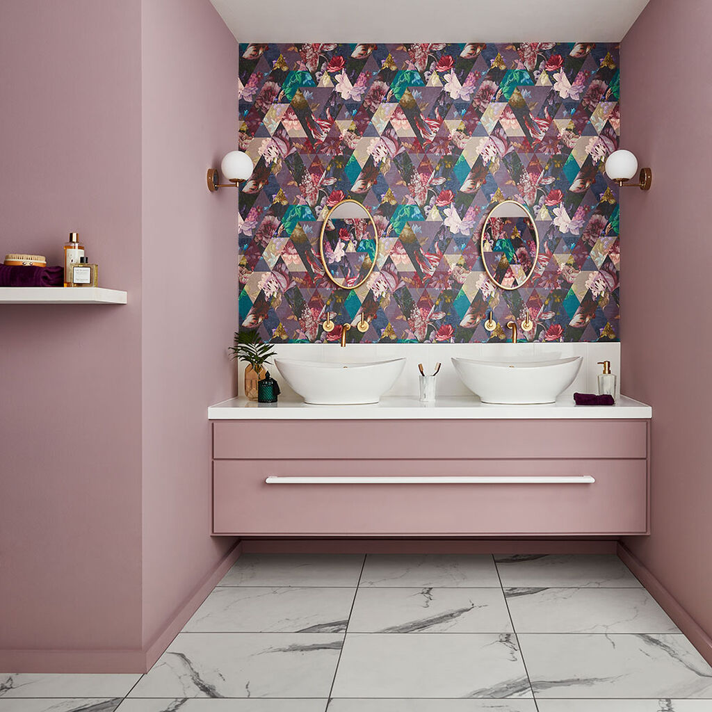 Timepiece Room Wallpaper 3 - Purple