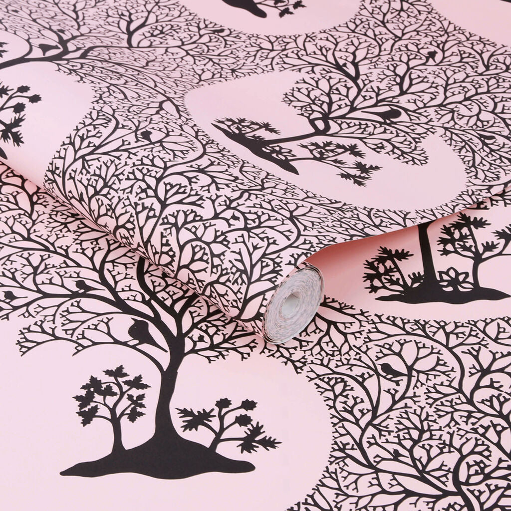 113475 - Magical Forest Wallpaper - Rose - Graham & Brown