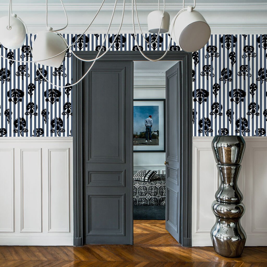 113476 - Hide and Seek Wallpaper - Aqueous - Graham & Brown