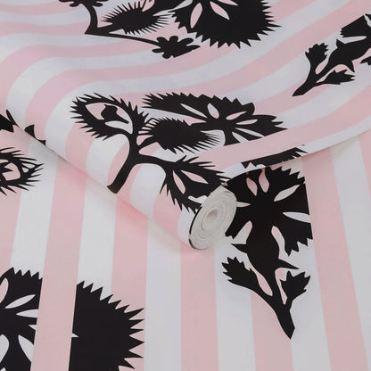 113477 - Hide and Seek Wallpaper - Rose - Graham & Brown