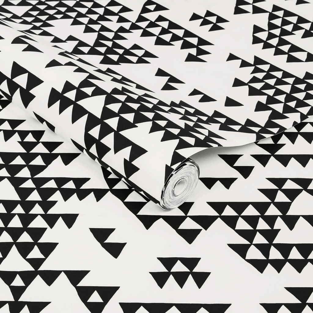 113479 - Secret Mountain Wallpaper - Black White - Graham & Brown