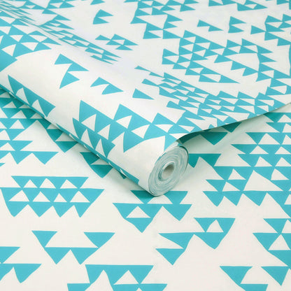 113480 - Secret Mountain Wallpaper - Azure - Graham & Brown