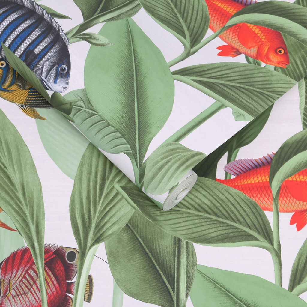 113938 - Aquarium Wallpaper - Lush - Graham & Brown